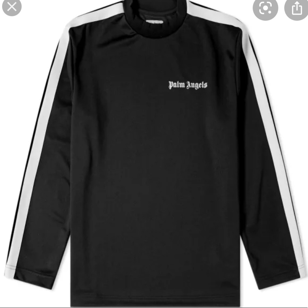 Palm Angels Long Sleeve Track Shirt